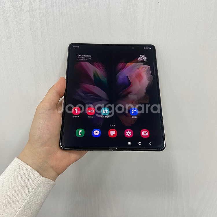 04971 갤럭시Z폴드3 블랙 256GB 부산 중고폰 ...--0