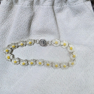 피스마이너스원 데이지 팔찌 peaceminusone daisy bracelet #2 yellow M사이즈 판매합니다.