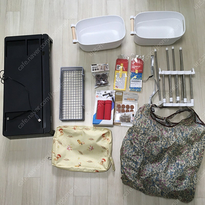 모니터 받침대, 빨래걸이, 수납함, 바구니, 자전거 손잡이, 가구 발받침, 캐리어택, 장바구니 등