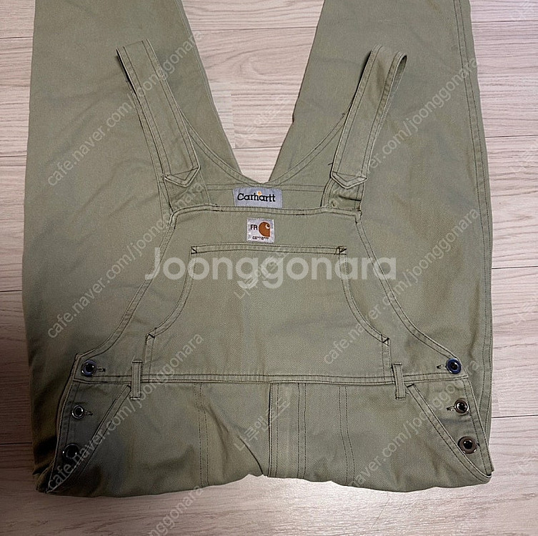 칼하트 멜빵바지--0