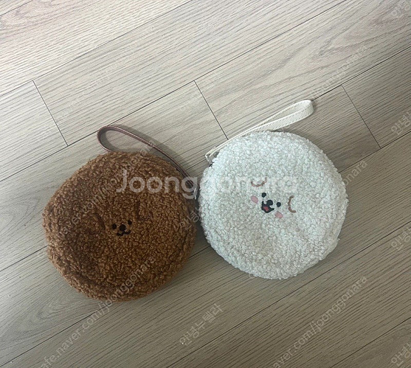 새제품 강아지모양 파우치 2개가격--0
