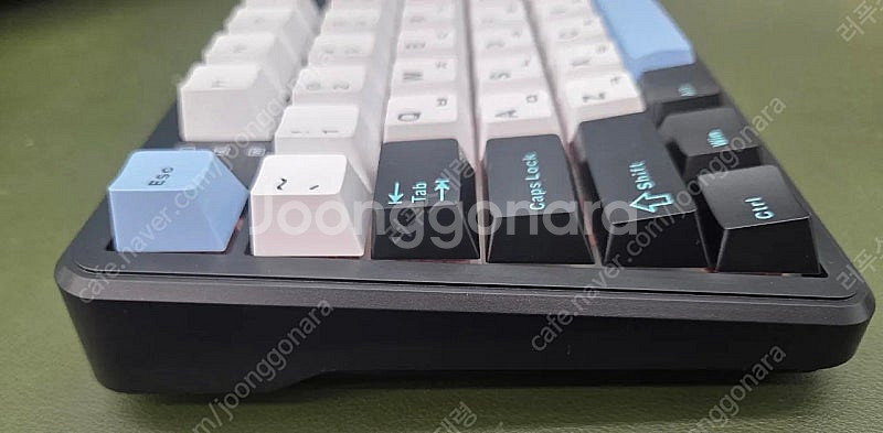 정발 AULA 독거미 f108 저소음솜사탕축 스카이블랙...--5