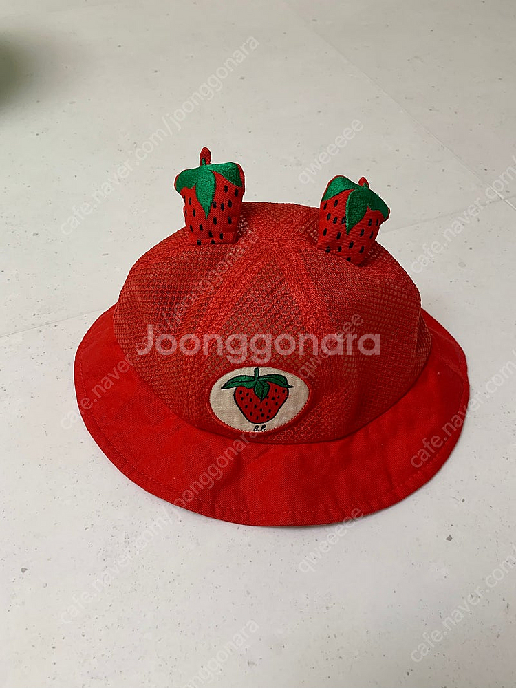 베베드피노 뿔딸기모자--0