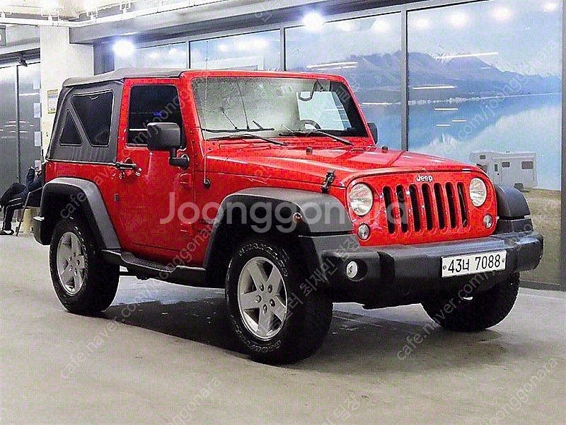 지프 랭글러 중고 JEEP 랭글러 빨간색 2017년식 ...--0