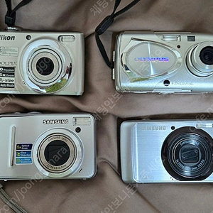니콘 삼성 올림푸스 부품용 디카 5개