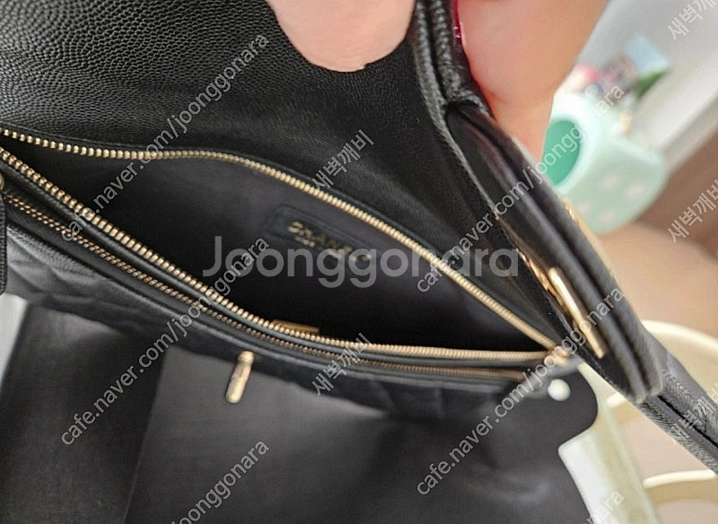 ((이번주 5만할인))샤넬 캐비어 클러치플랩백 새제품급--4