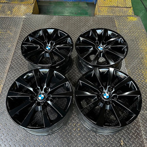 18인치 BMW F10 5시리즈 528i 유광블랙 순정휠 1대분 PCD120 8.0J +30