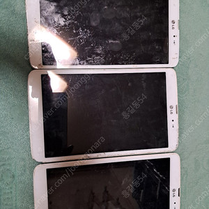 고장난 부품용 LG 태블릿 3개