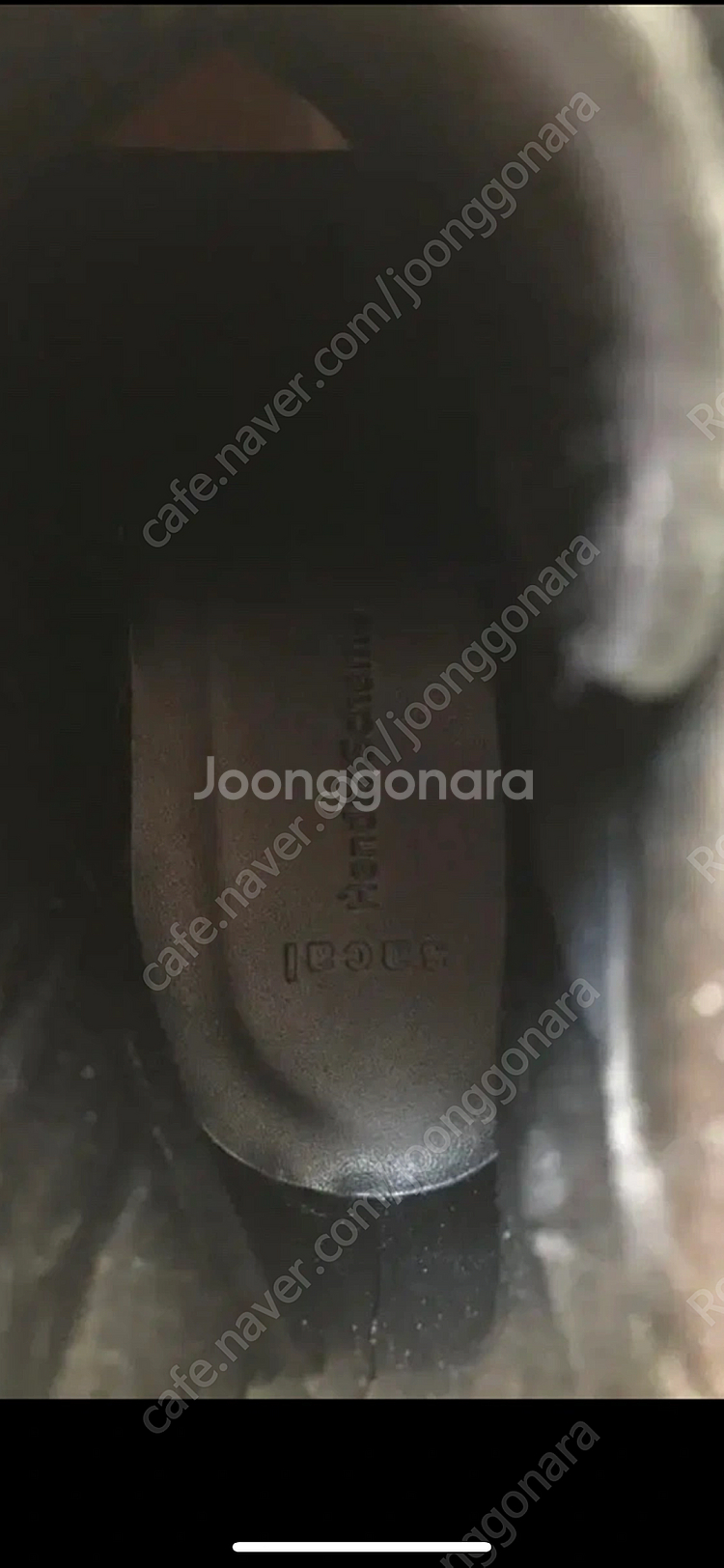 정품 사카이x헨더 스팀 콜라보 스웨이드 부츠 미사용 판...--7