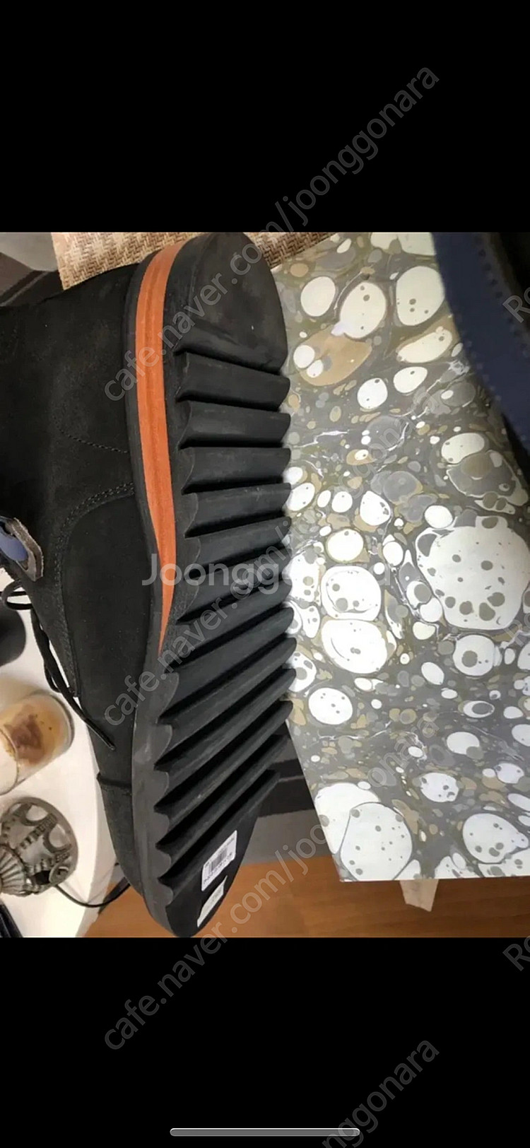 정품 사카이x헨더 스팀 콜라보 스웨이드 부츠 미사용 판...--8