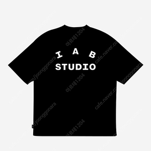 iab studio 아이앱 스튜디오 티셔츠 XL 블랙
