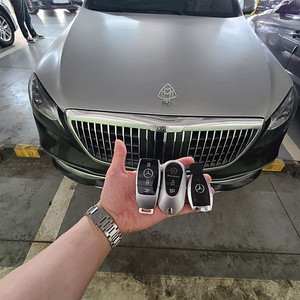 마이바흐 S560, S580, S600, S680, GLS600 차량키 작동 불량/분실대비 여유분키 예비키 추가 복사 실제 분실시 현장방문 출동