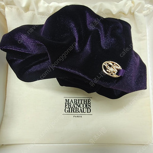 마리떼 프랑소와 저버 벨벳 dark purple 스크런치 2개