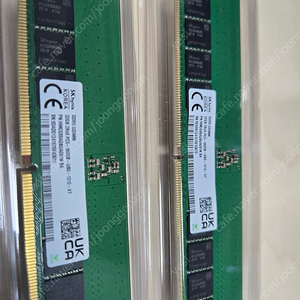 sk하이닉스 ddr5 32g 램 2개 일괄판매 (총 64g, pc용)