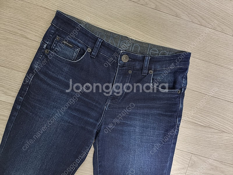 (31~32)캘빈클라인 남성 스판 슬림 데님팬츠--1