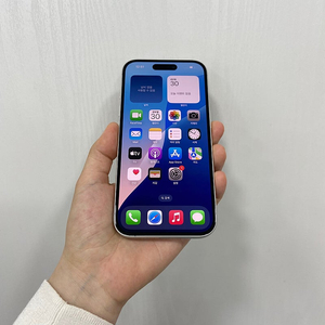 05067 아이폰16 화이트 256GB 부산 중고폰 팝니다 91만원