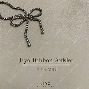 (중고) JIYO 지요 리본 앵클릿 발찌