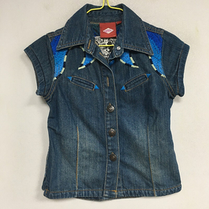 오일릴리 키즈 데님 블라우스 130 / 랑방 마인 오브제 타임 럭키슈에뜨 산드로 마쥬 오르 시에 시스템