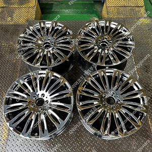 20인치 벤츠 W222 S560 마이바흐 화이트크롬 중고휠 1대분