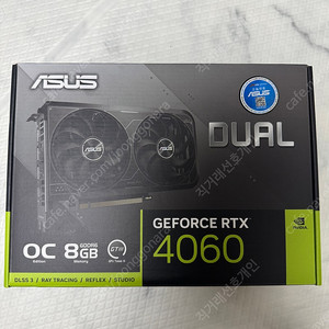 ASUS DUAL 지포스 RTX 4060 V2 O8G OC D6 8GB