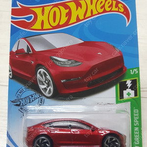 핫휠 테슬라 모델3 TESLA MODEL3 레드 단종 레어템 미개봉 새상품