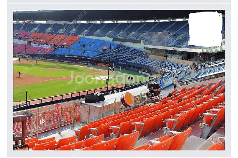 6/4 두산vs기아 3루 오렌지석 222구역 2연석--1