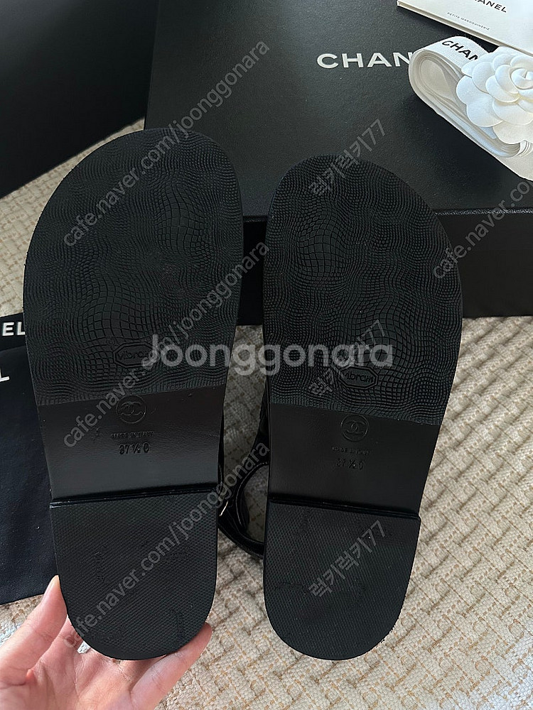 샤넬 벨크로 샤넬 샌들--7