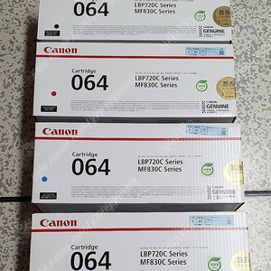 [미사용 미개봉] Canon CRG064 토너 /캐논 복합기 MF832CX MF832 lbp720cx lbp722cx mf830cx 등 프린터 호환 정품 토너 카트리지 / CRG0