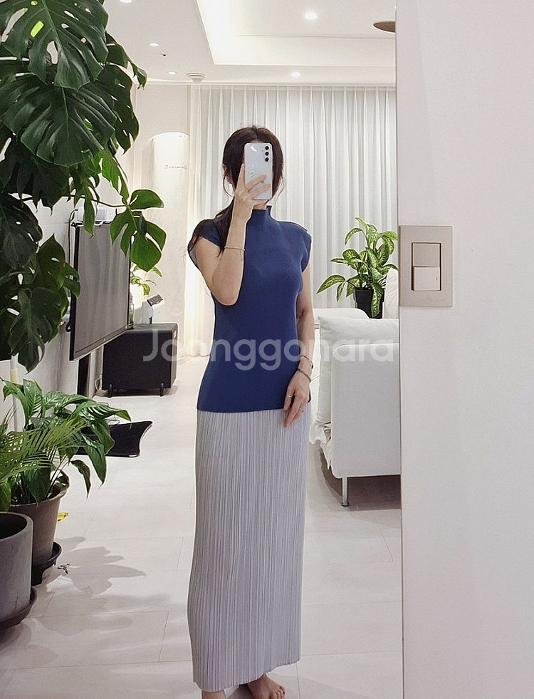 새상품급.플리츠플리즈 라이트인디고 반목미스트3 이세이미...--2