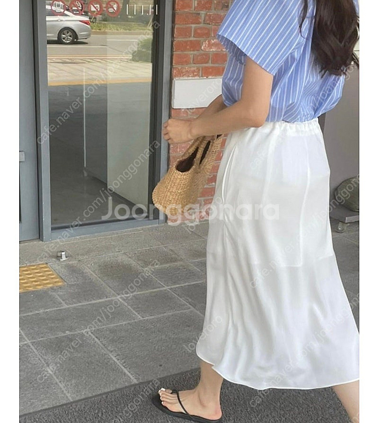 드온도 비스코스 실키 스커트--1