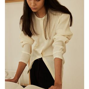 르917 플리츠 롱 슬리브 가디건 아이보리 36 PLEATS LONG SLEEVE CARDIGAN