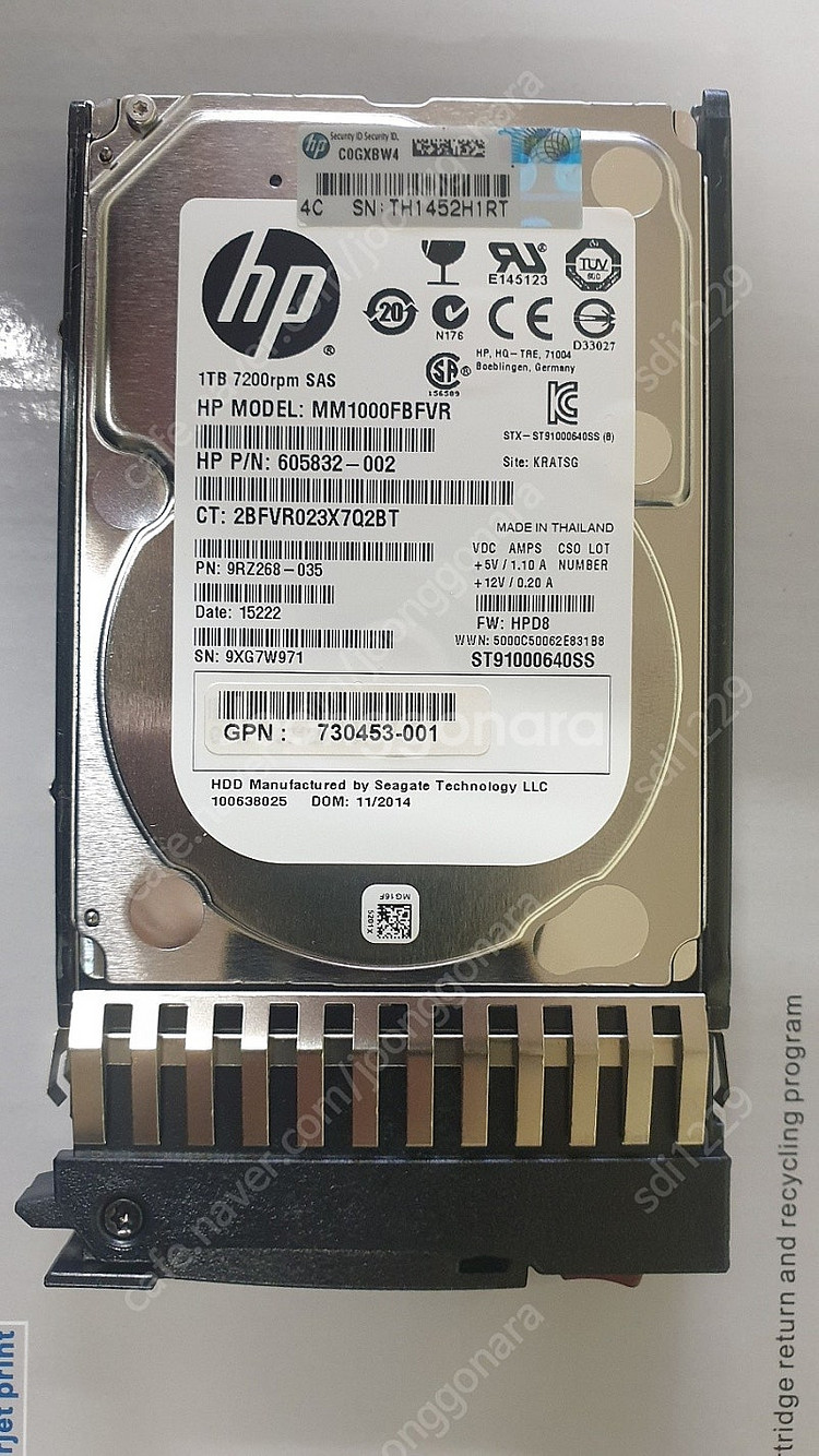 HP 1TB 10K 6G DP 7.2K SAS MDL ...--4