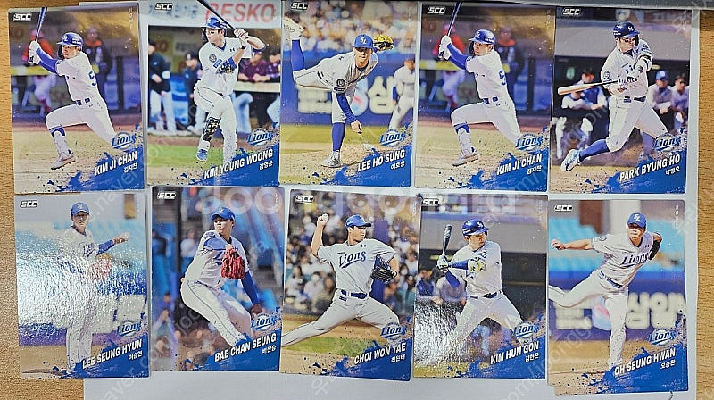 2025 KBO 카드 삼성 일괄--1