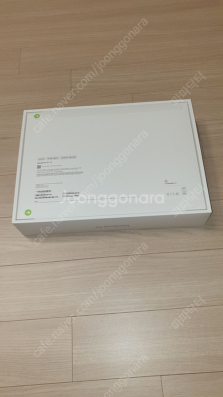 [미개봉] Macbook Air13, M4칩, 16GB...--2