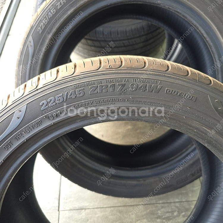 오페라 골드 225/45R17 한대분 4개 팝니다--6