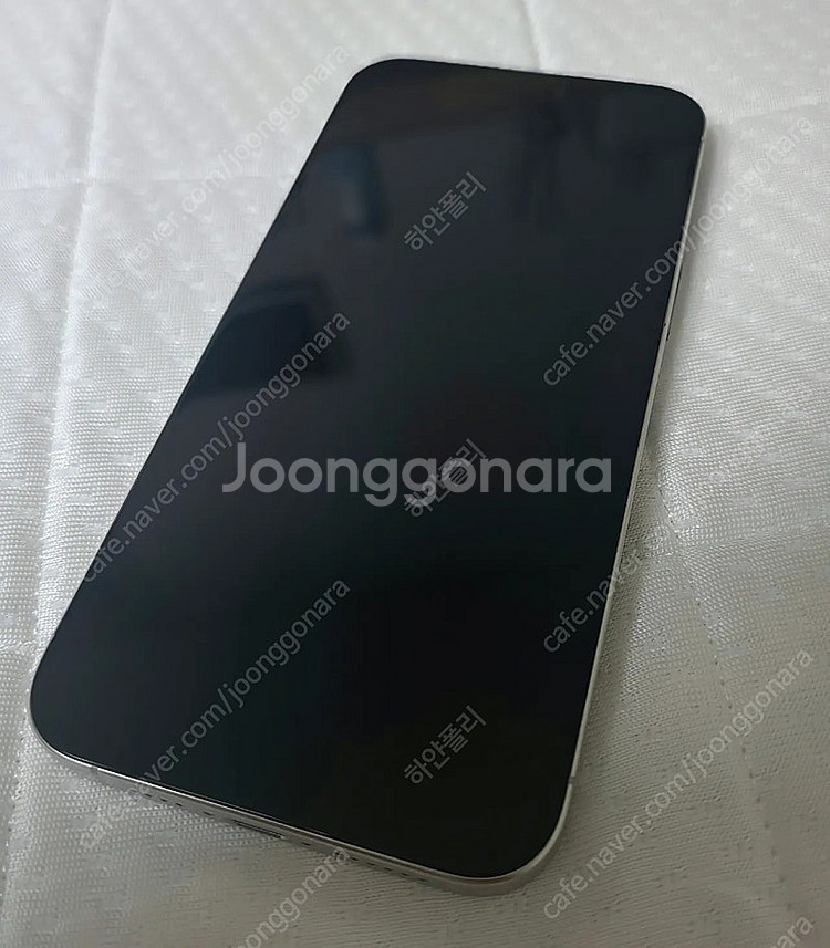 아이폰15프로맥스 티타늄화이트 512gb--1