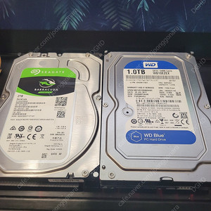 WD Blue 1TB, SEGATE BARRACUDA 2TB HDD 하드디스크
