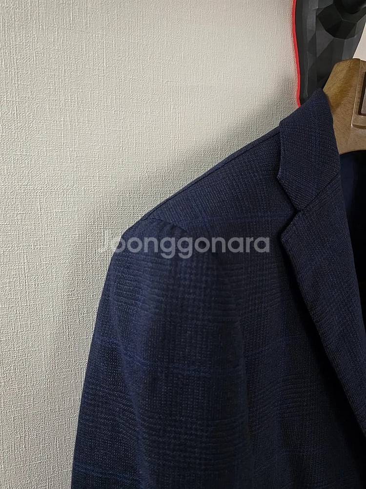 링자켓 마에스터 에드윈 우드하우스 네이비 글렌체크 수트...--3