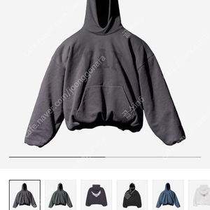 [2XL] 발렌시아가 이지갭 도브 후드 블랙