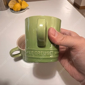 르크루제 소르베 머그 일괄 팝니다