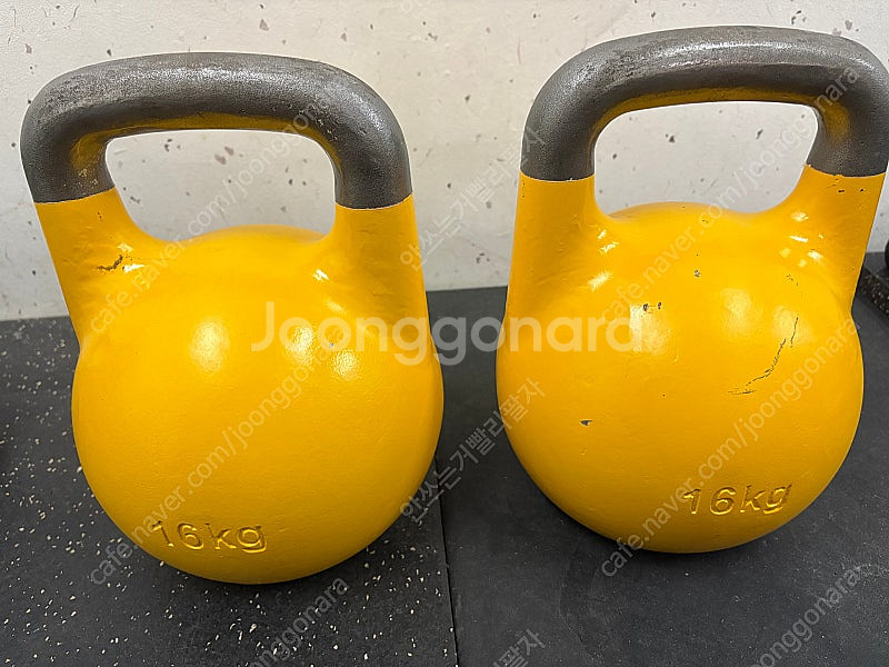 컴피티션 케틀벨 16kg 1쌍 팔아요--0