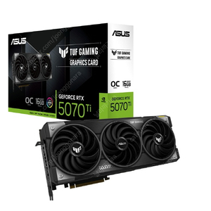 <미개봉> [ASUS] TUF Gaming 지포스 RTX 5070 Ti O16G OC D7 16GB 인텍앤컴퍼니
