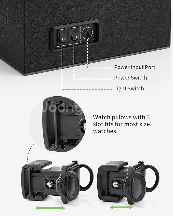 (미개봉)고급 워치와인더(시계보관함) 저렴하게 판매합니다.--8