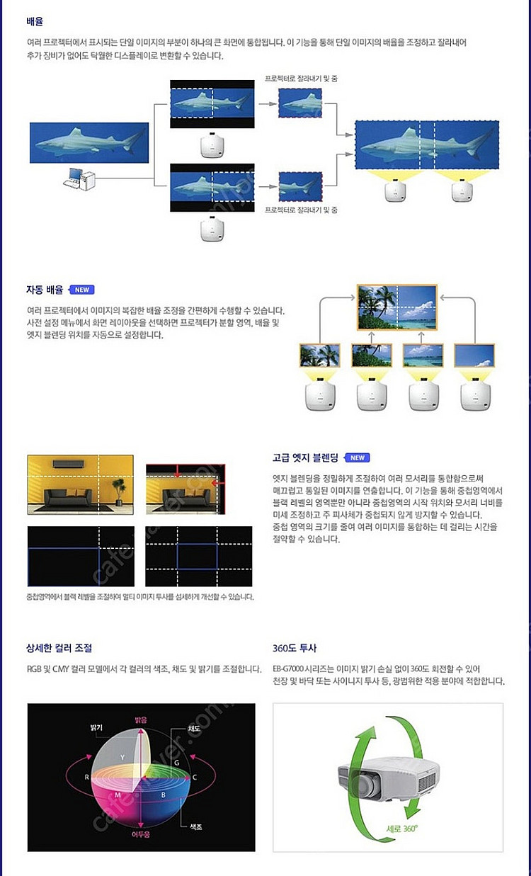 *대회의실/강의실/매장용*ㅡ6500안시 엡손 중고빔프로...--7