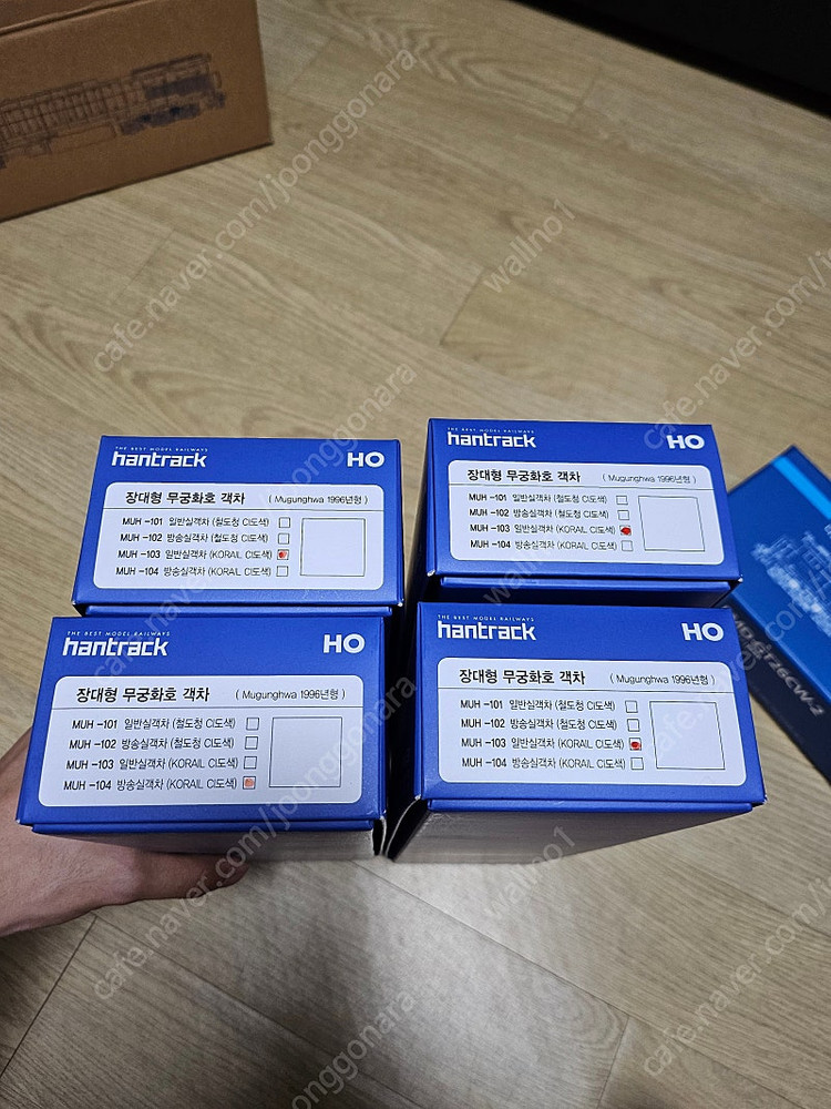 (철도모형) 한국정밀모형 무궁화호 세트 이미지