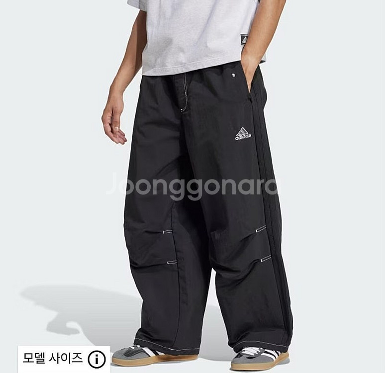 아디다스 파라슈트 팬츠 블랙 M--0