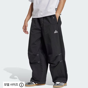 아디다스 파라슈트 팬츠 블랙 M