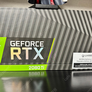RTX2080ti FE (새제품)