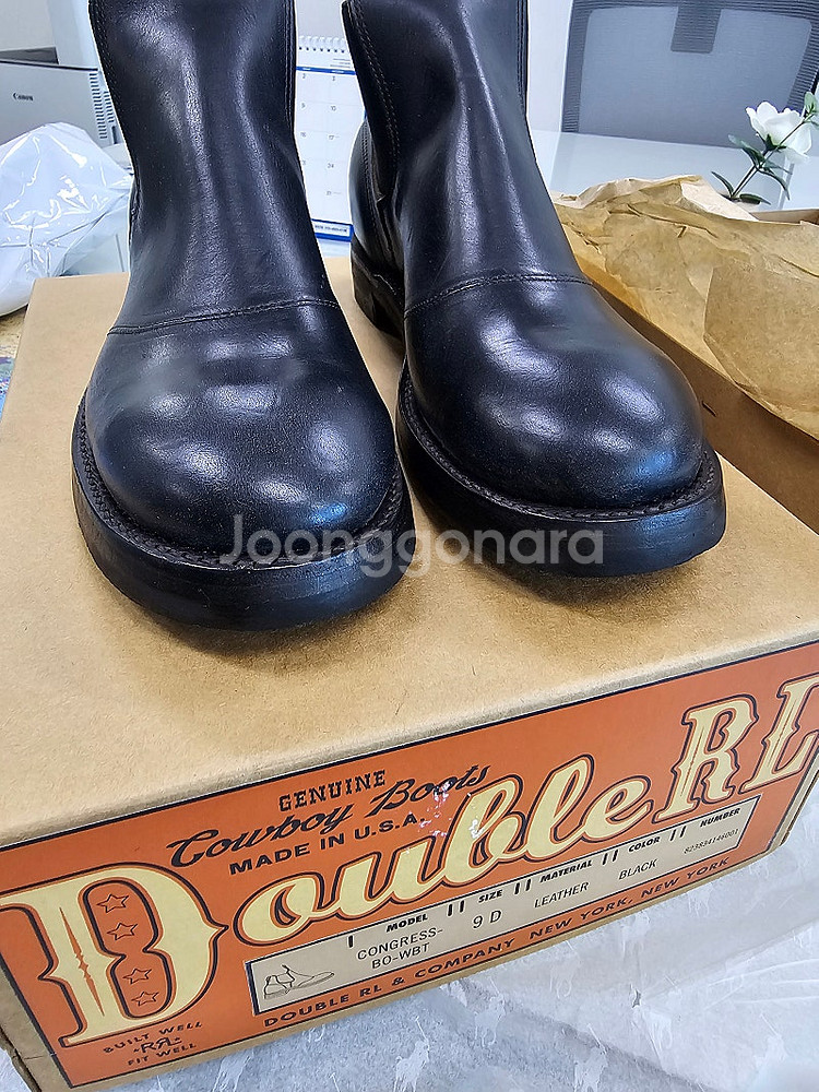 폴로랄프로렌 RRL 더블알엘 콩그레스 부츠 9D 새상품...--0