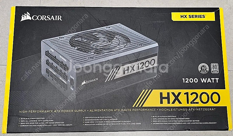 커세어 hx1200 1200w 플래티넘 파워--0